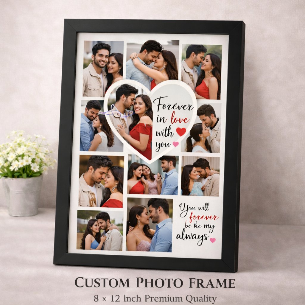 Timeless Memories Custom Photo Frame – 8×12 Premium