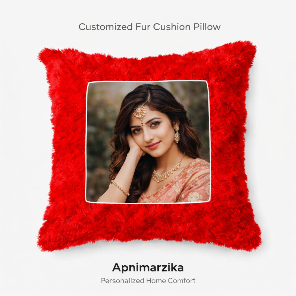 Customized Fur Cushion Pillow