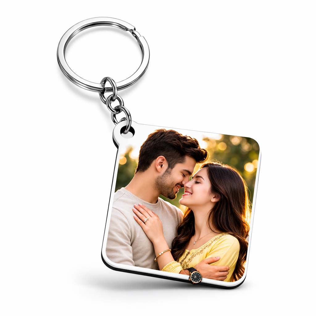 Custom MDF Photo Keychain – 5 Photo Combo Pack