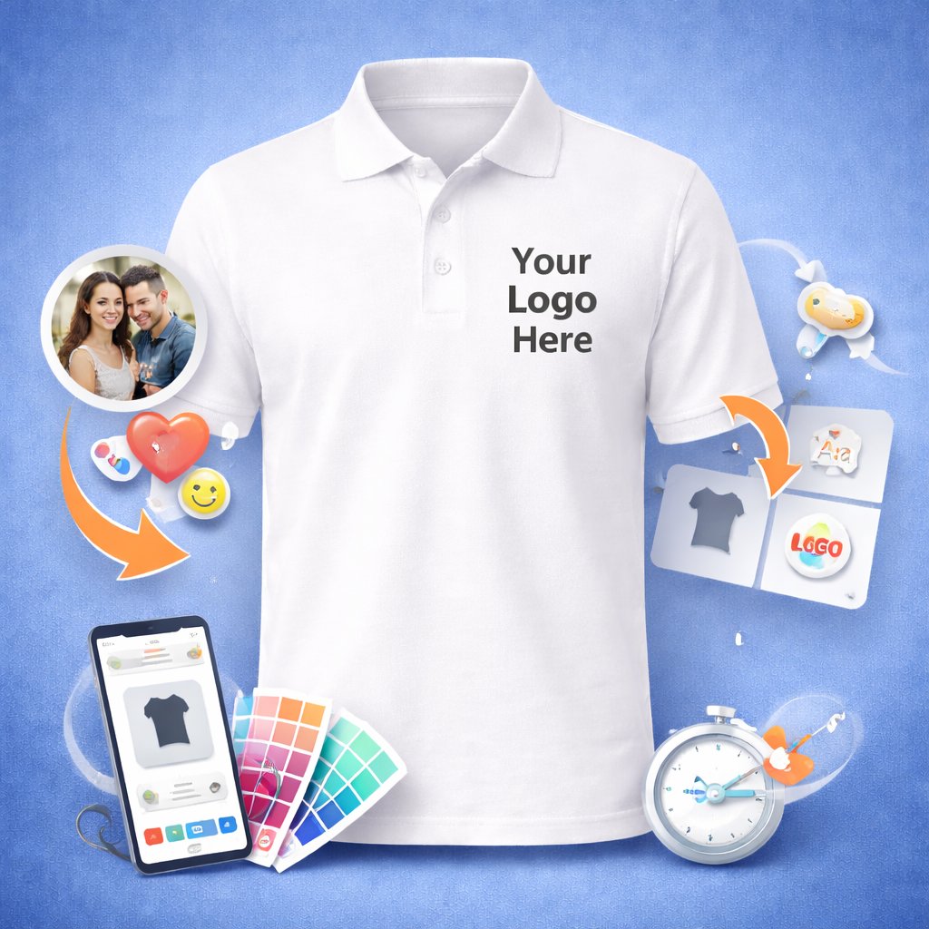 Custom Logo Polo T-Shirt